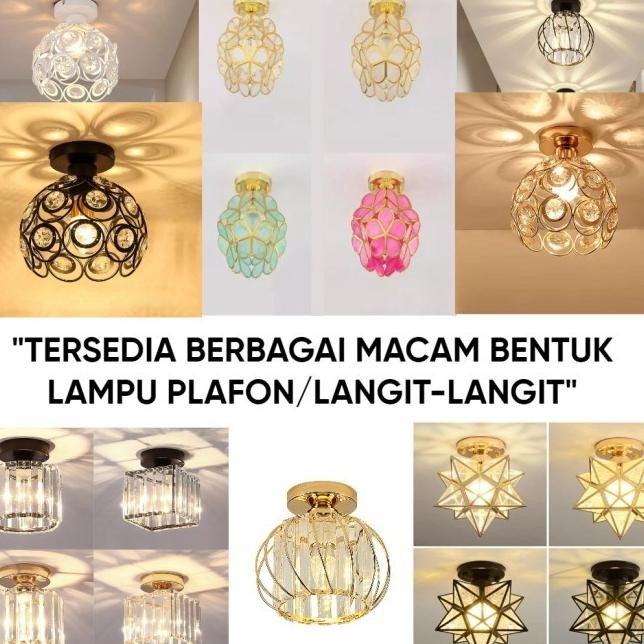 Lampu Hias Plafon Nordic Style Lampu Langit Langit