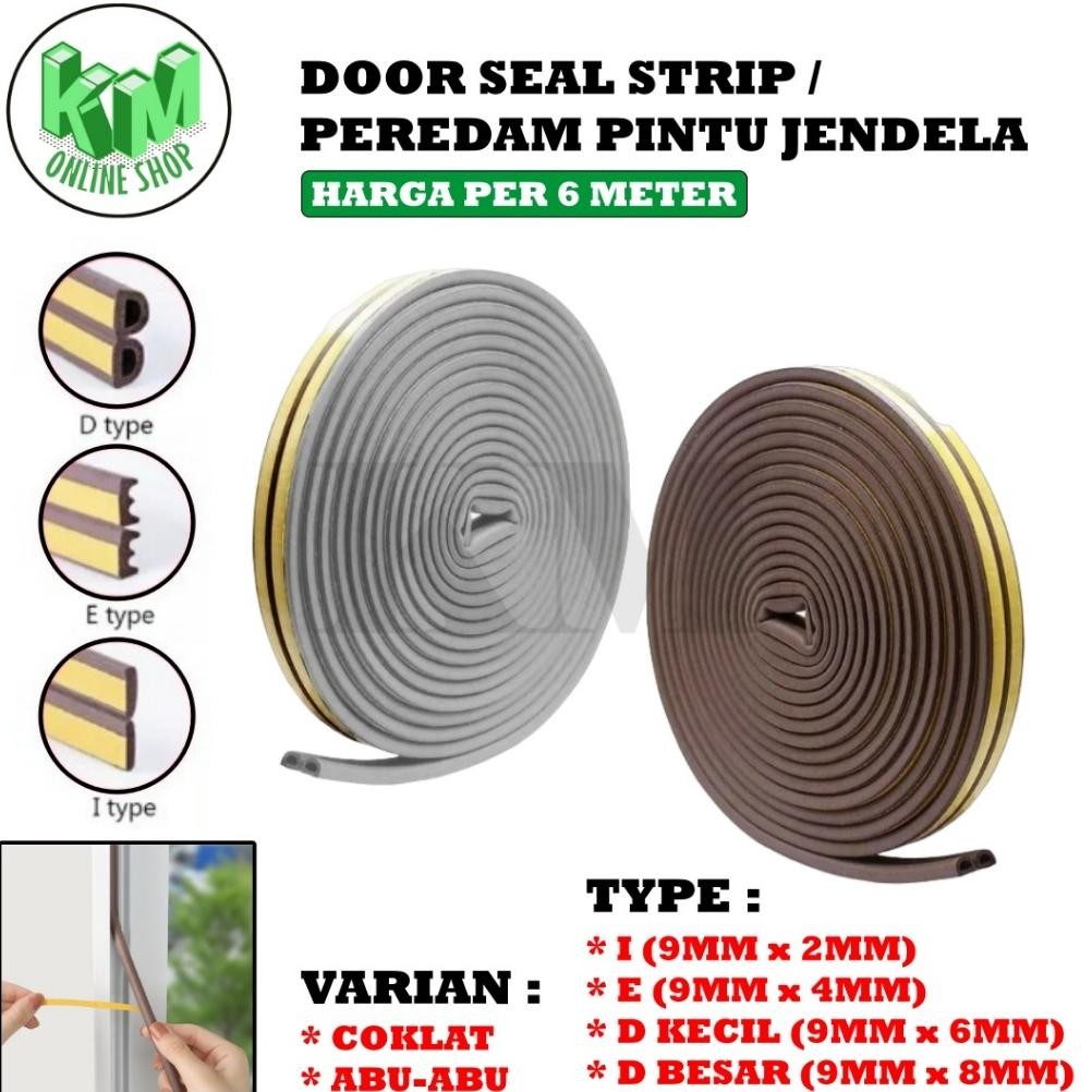 Door Seal tu & Jendela / List Door Seal Strip / Karet Peredam Kedap Suara tu Jendela