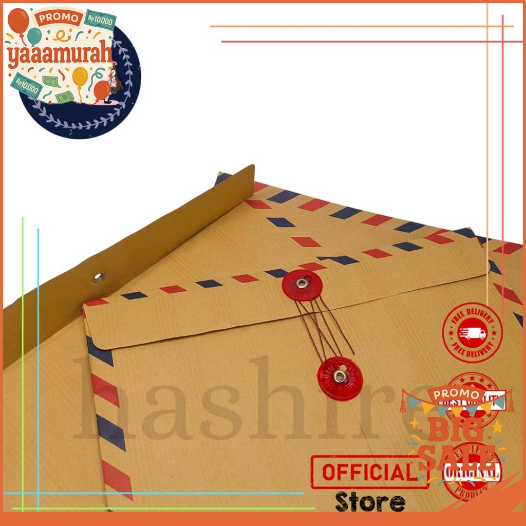 

10PCS AMPLOP COKLAT TALI EXECUTIVE E-310 / 1PACK AMPLOP LAMARAN KERJA