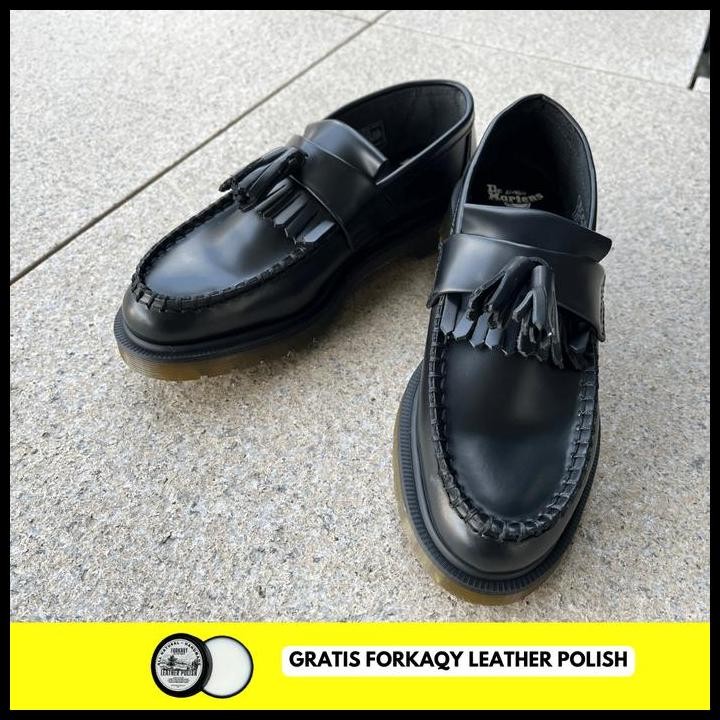 Dr Martens Adrian Tassel Black Docmart Solovair Original Best Seller