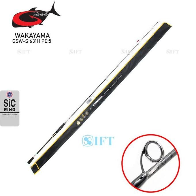 

Terlaris Joran G-Tech Wakayama Pe 2-5 190Cm | Fuji Guides + Seat | One Piece Jigging Pasiran Sungai Laut Gtech Resmi | Ift