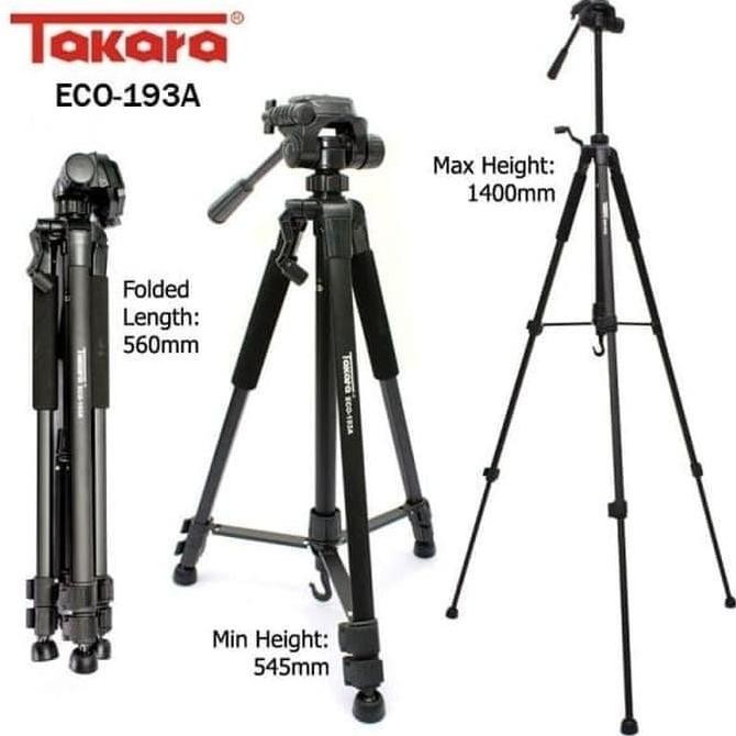 Tripod Takara ECO-193A / Tripod Kamera ECO 193 Kualitas Original