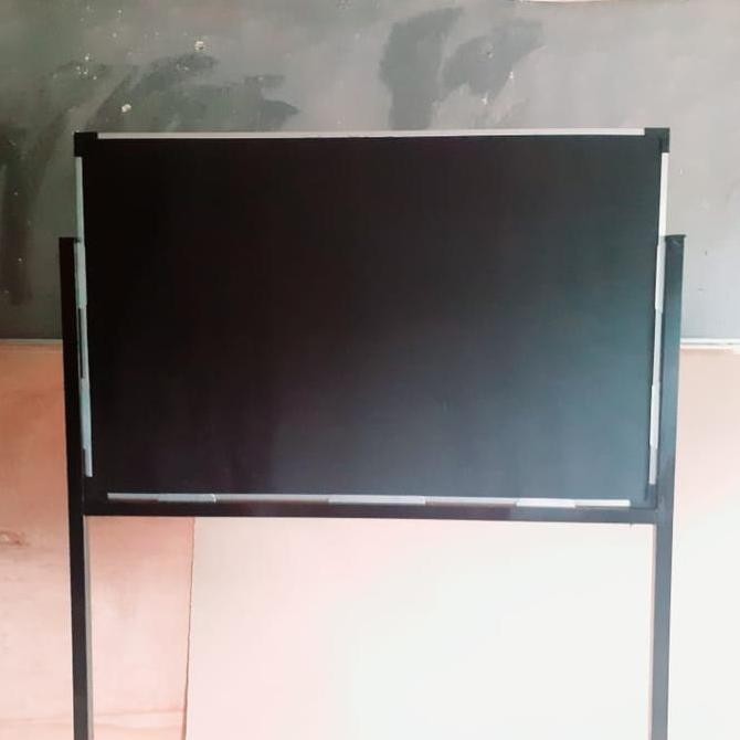 

papan tulis hitam putih 80 120 Cm Kualitas Original