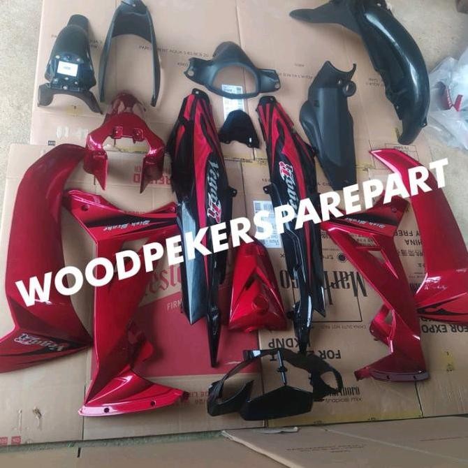 full body kasar halus Yamaha Vega r new merah hitam Motorcycle Aksesoris Kualitas Original