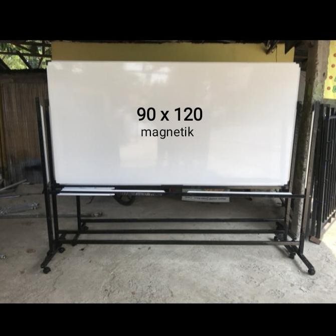 

papan tulis kantor 90 x 120 standing magnetik Kualitas Original