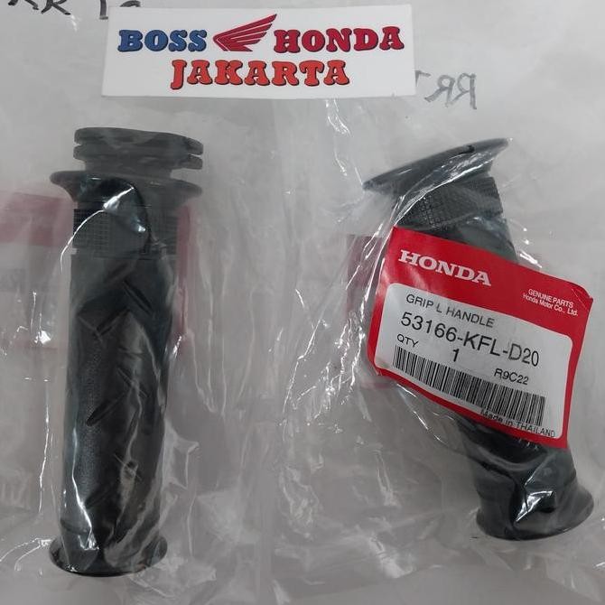53140-KPH-970 & 53166-KFL-D20 : HANDFAT KANAN KIRI CBR150R OLD KARBU / HANDGRIP KANAN KIRI CBR150R O