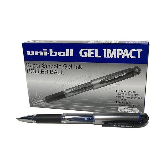 

Pulpen Uniball Gel Impact UM-153S 1.0 mm - 1 lusin isi 12 pcs Kualitas Original