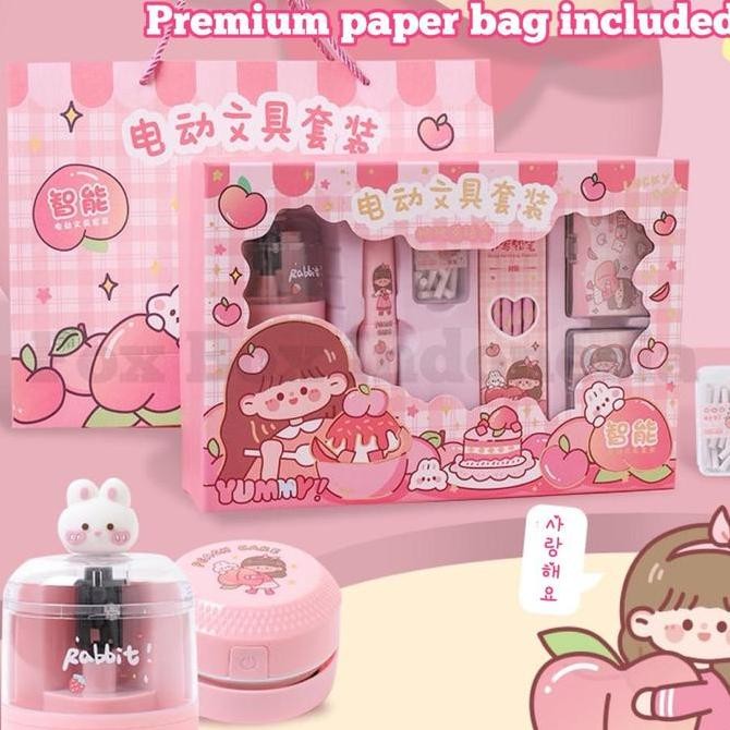 

[PROMO TERBARU] Jurnal dan Set Alat Tulis Elektrik - Journal Stationary Set - Set Elektrik Stationery Otomatis - Serutan Pensil Penghapus Washi Tape Lucu - Fox Box Indonesia Kualitas Original
