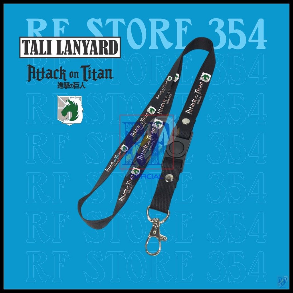 

TALI LANYARD AOT ATTACK ON TITAN | SINGEKI NO KYOJIN LOGO LANYARD ANIME AOT TEAM MILITARY POLICE SCOUTING LEGION GARRISON STATIONARY TROOPS GANTUNGAN ID CARD/GANTUNGAN KUNCI/GANTUNGAN HP BEST SELLER