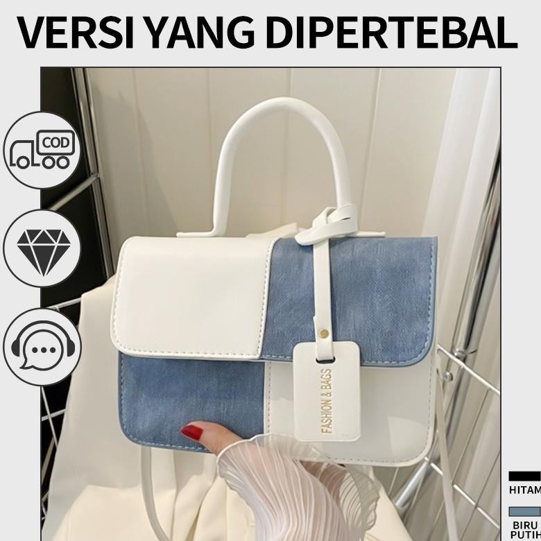 tas selempang wanita korea tas kondangan wanita elegan import sling bag wanita Putih tas wanita  luc