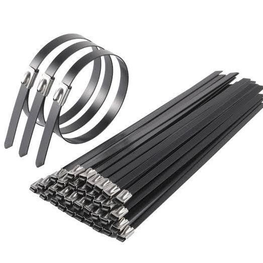 

Cable ties stainless PVC Coated 7.9 x 500 mm Vee Lock Kualitas Original