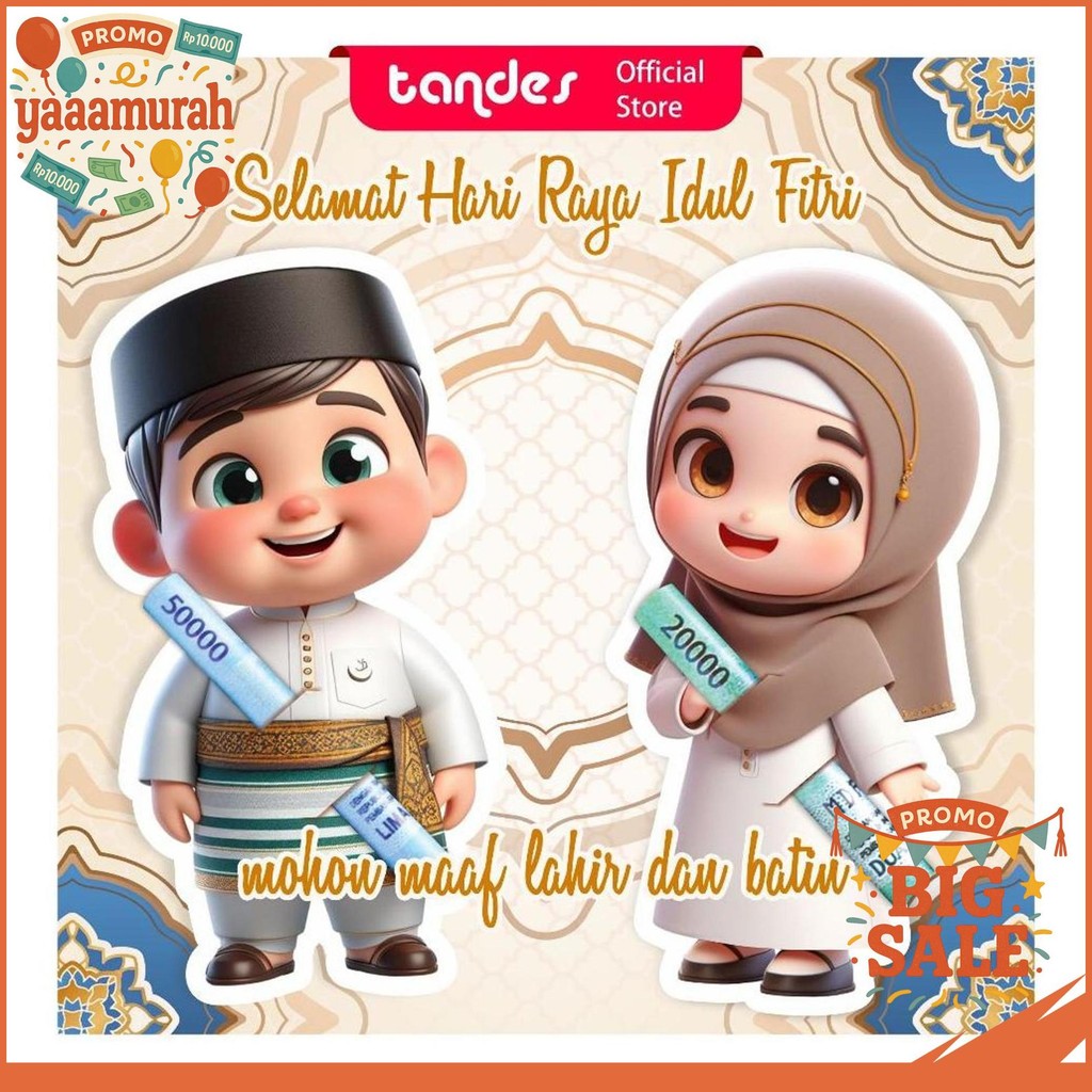 

ISI 20 PCS AMPLOP LEBARAN KARAKTER 3D AMPLOP IDUL FITRI 2025 AMPLOP PELUK UANG ANGPAO AMPLOP LEBARAN