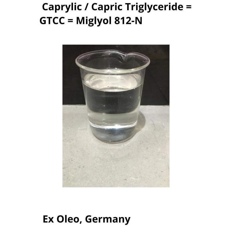 

Caprylic / Capric Triglyceride = GTCC = Miglyol 812-N (1 L ) Kualitas Original