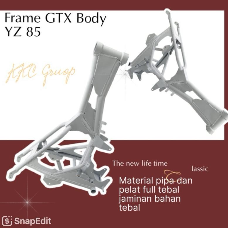 FRAME RANGKA GTX BODY YZ 85 KTM 85 TERMURAH BERKUALITAS( VEGA, JUPITER, FIZ R, SUPRA 110,SUPRA 125, 