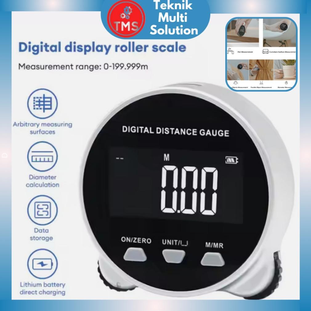 

NEW!!! METERAN BULAT ELEKTRONIK DIGITAL DUKA SMALL Q PENGGARIS ELEKTRIK 8 IN 1 SMART ELECTRONIC RULER