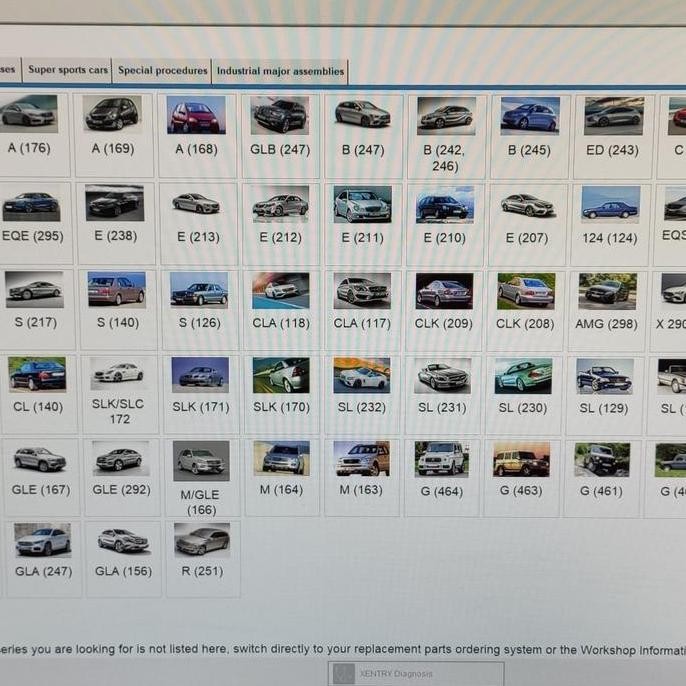 OBD Scanner Mobil Mercedez Benz Mercy Xentry Diagnosis 2020