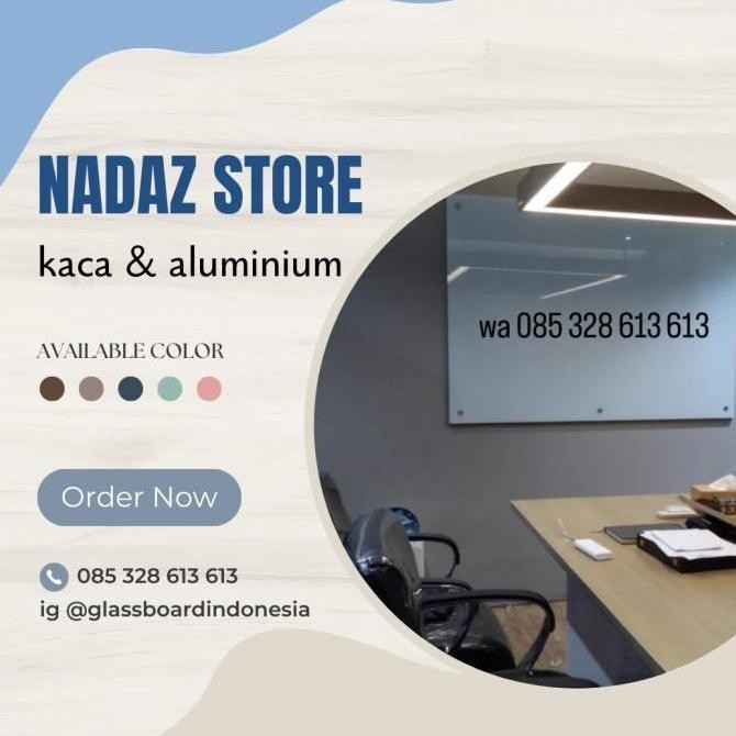 

glassboard magnetik custom Kualitas Original