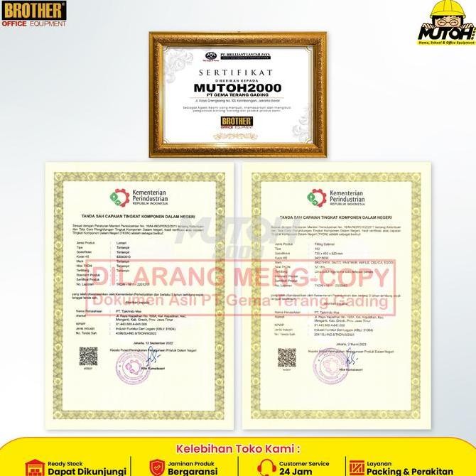

FILLING CABINET 2 LACI BROTHER B-102 TKDN Kualitas Original