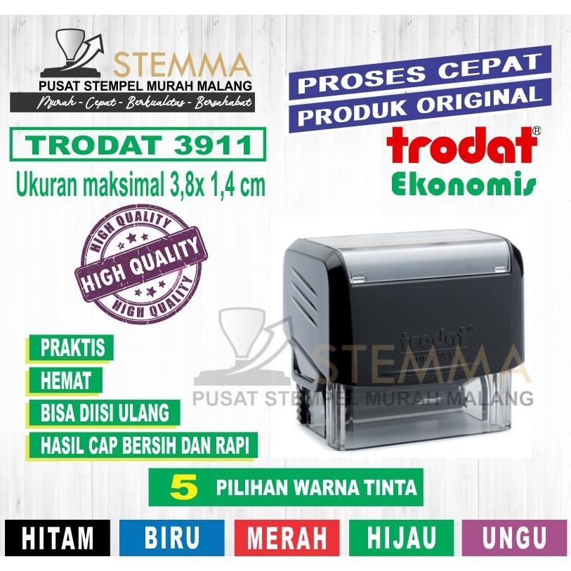 

NEW!!! Stempel Custom TRODAT 3911 3912 3913 stempel nama NIP SIP I Logo usaha I Toko Olshop I Nama Jabatan