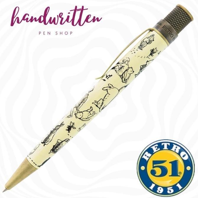 

WINNIE THE POOH x RETRO 51 Decorations Rollerball Ballpoint Pen/Pulpen Kualitas Original