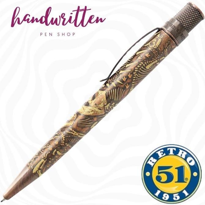 

SMITHSONIAN x RETRO 51 Dino Fossil Rollerball Ballpoint Pen/ Pulpen Kualitas Original