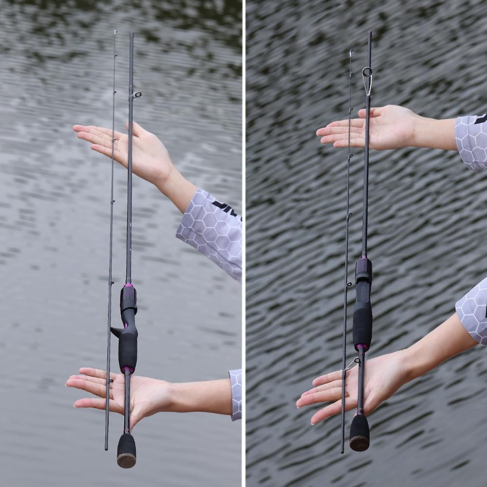 Kualitas Terbaik Sougayilang Joran Pancing 1.8/2.1M 2 Bagian  Hijau/Biru Joran Casting Joran Spining