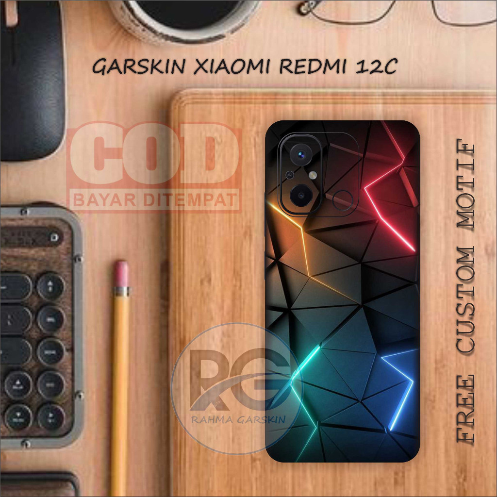 

Terlaris Presisi Xiaomi Redmi 12C Casing/Stiker Panel Vynil Bisa Custom Dan COD