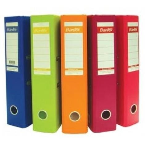 

Bantex Ordner Plastic 7cm A4 (70 MM) MULTICOLOUR dus (15 pcs) #1450 Kualitas Original