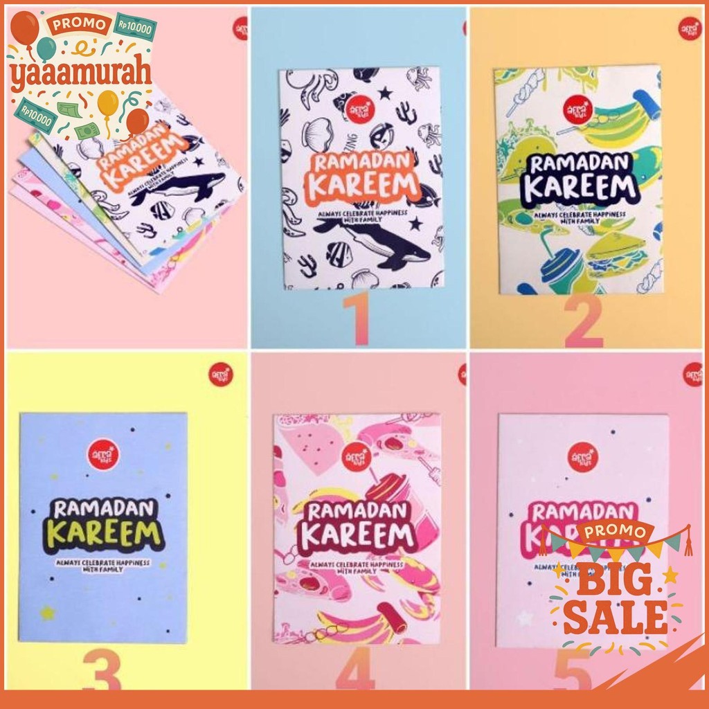 

AMPLOP LEBARAN AFRAKIDS AL001 @10PCS