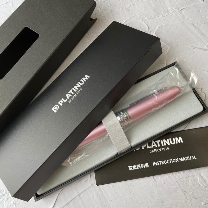 

PLATINUM Plaisir Cartridge & Converter Metal Fountain Pen Kualitas Original