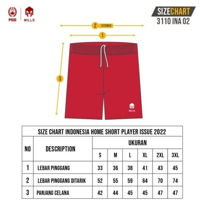 Celana timnas 2023 mills home Diskon