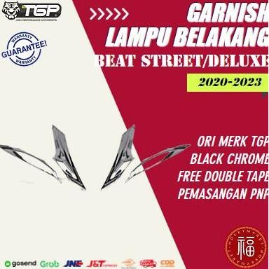 Promo Variasi Aksesoris Garnish Lampu Belakang Beat FI ESP 2020 TGP Chrome COD