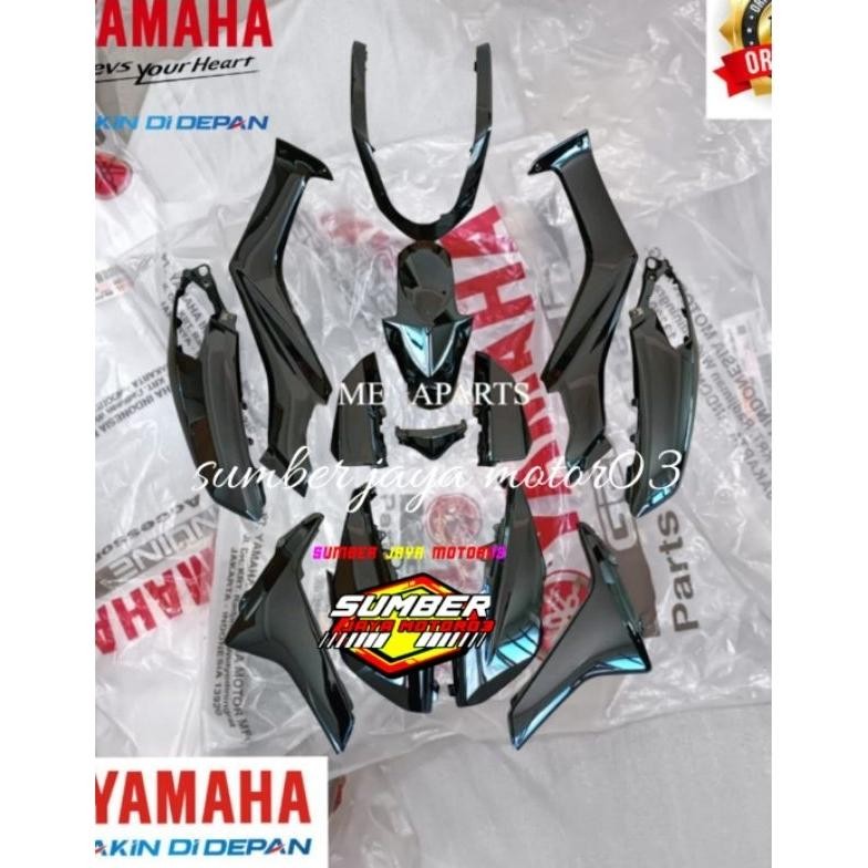 Body Body Halus Full Set Nmax Old Hitam Glossy 2DP- Original Yamaha