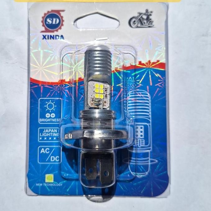 Promo BOHLAM BOLAM DOP LED LAMPU DEPAN 6 TITIK H4 VIXION VERZA MEGAPRO NEW COD