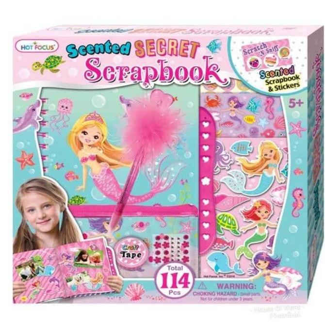 

MERMAID SCENTED SCRAPBOOK - BUKU STICKER WANGI ORIGINAL Kualitas Original