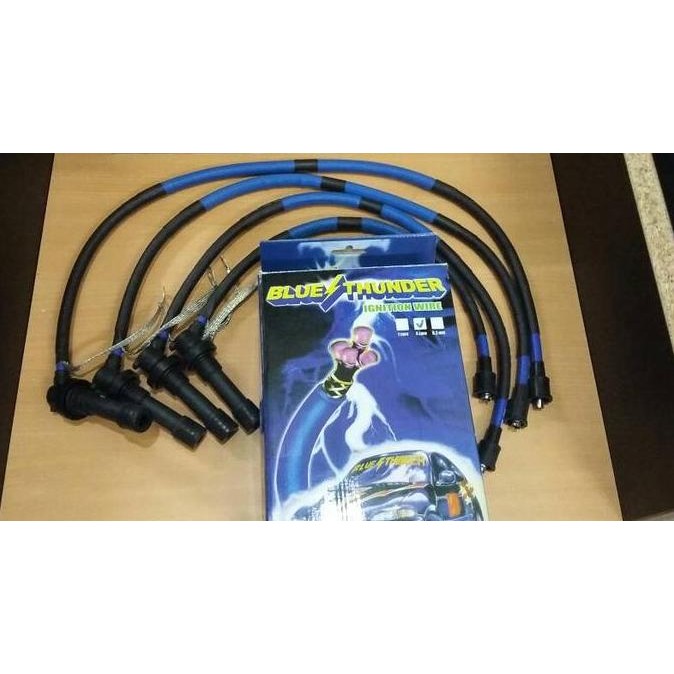 Kabel Busi Bluee Thunder 4 Core + Ground