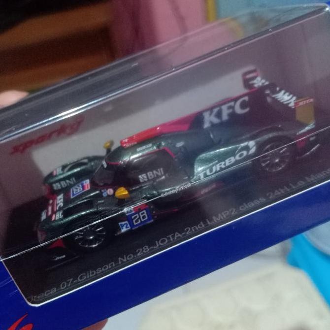 Sparky Kfc Oreca 07 Gibson Le Mans 2021 2022 shell green dark 28 red Kualitas Original