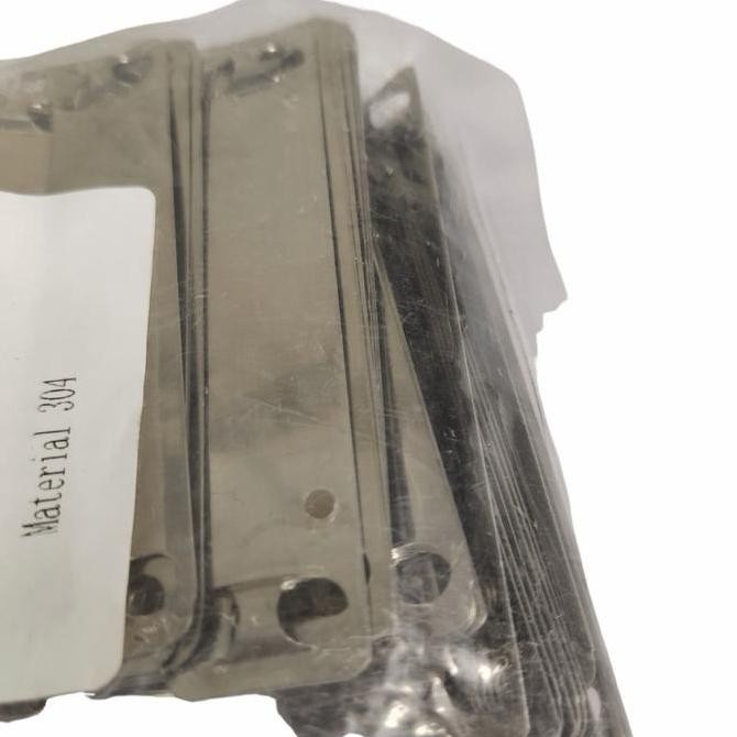 

100 Pcs Tag Name Cable Ties Stainless 10 x 89 mm Marker Plate Nama Kualitas Original