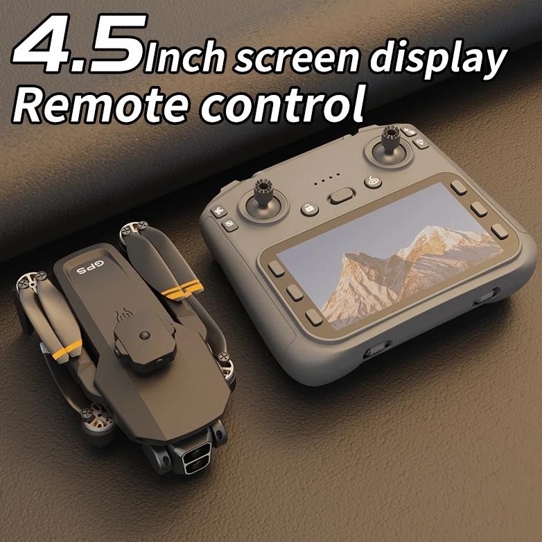 L106-1 Gps With 4.5-Inch Lcd Large Color Screen Gps Brushless 8K Ultra Hd Aerial Folding Flight Infr
