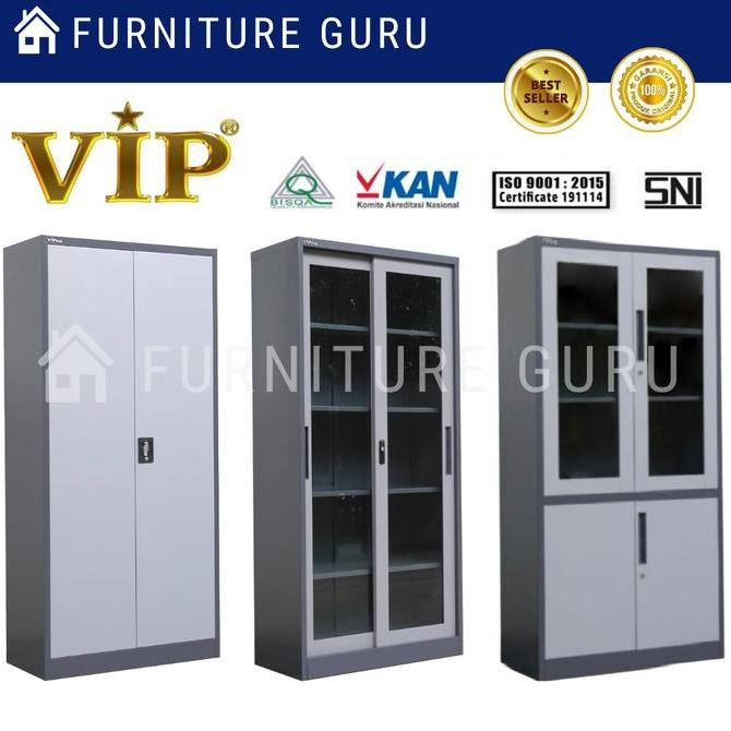 

VIP STAR Lemari Arsip Pintu Besi Filling Cabinet VS 202 203 602 Kualitas Original