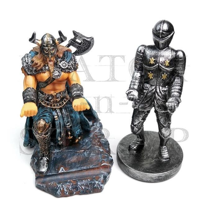 

Pen Holder Knight Roman Trooper Dark Lord Figurine Desk Organizer Kualitas Original