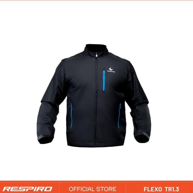 RESPIRO JAKET FLEXO / BLACK / RESPIRO MOTOR JACKET FLEXO Kualitas Original