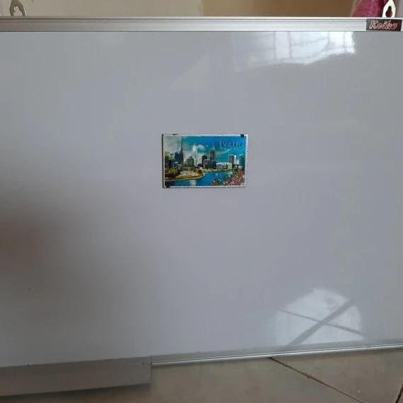 

Papan tulis magnet 90 x 120 Whiteboard 90x120 Kualitas Original