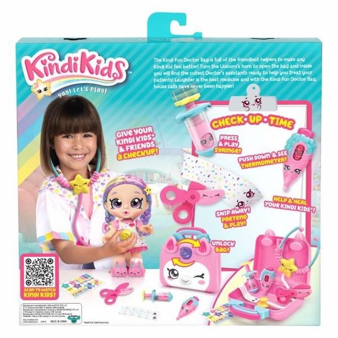 Kindi Kids Hospital Corner Kindi Fun Unicorn Doctor Bag Kualitas Original