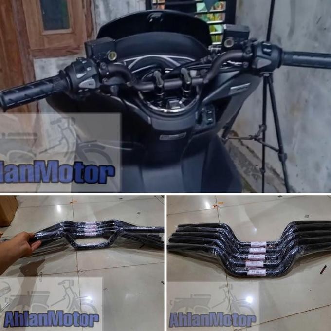 Promo Stang CBR150R For Pcx 150+160 /Stang Pcx Hitam Pendek /Stang Pcx COD