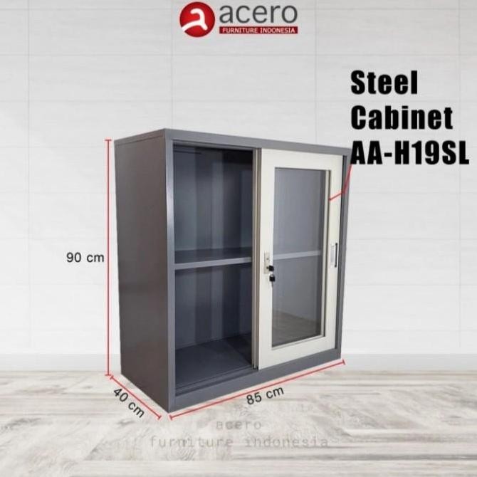 

Lemari arsip Acero AA-H19 SL sliding kaca pendek Kualitas Original