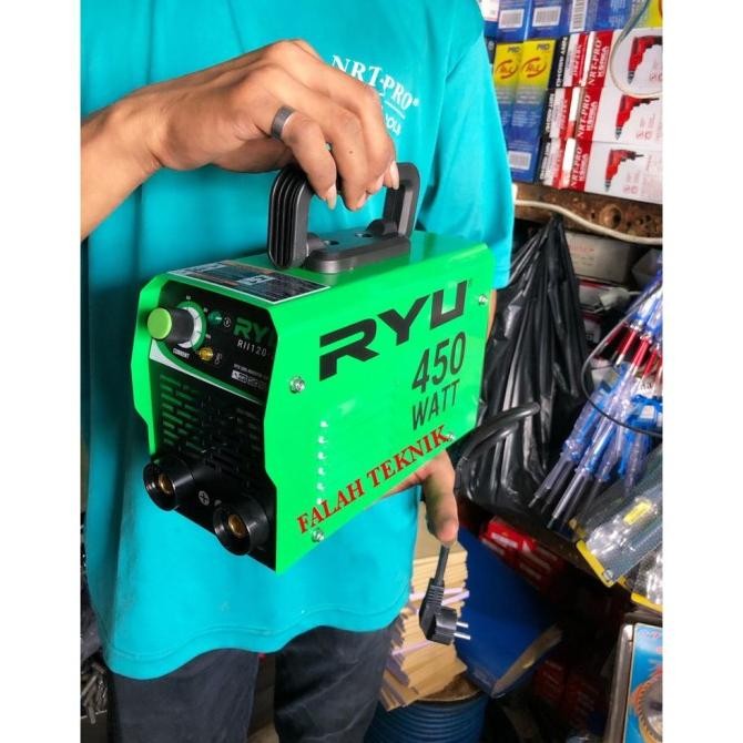 

RYU RII 120-2 Mesin Travo Las Listrik Inverter MMA 120 450 Watt Kualitas Original