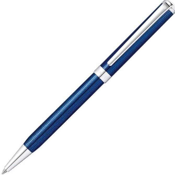 

NEW - Sheaffer Intensity 9243 Translucent Blue Lacquer with Chrome Kualitas Original