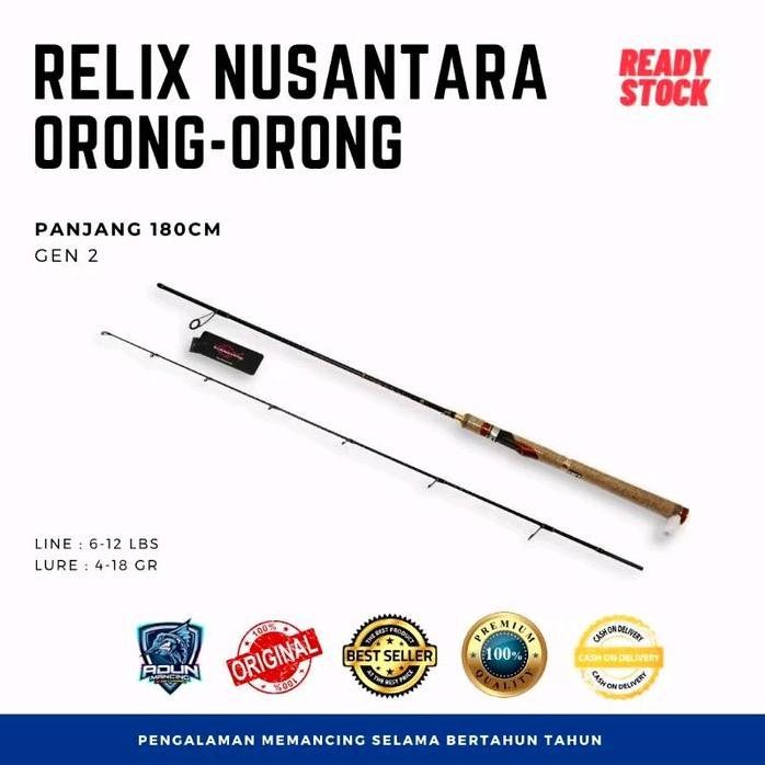 

Terlaris Joran Relix Nusantara Orong Orong Gen 2