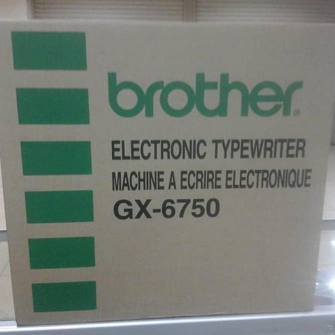

Mesin Ketik Listrik BROTHER GX6750 - Electronic Typewriter Kualitas Original